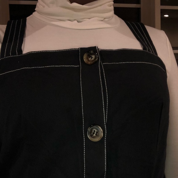 Contrast Stitch Button Up Dress - Picture 6 of 8